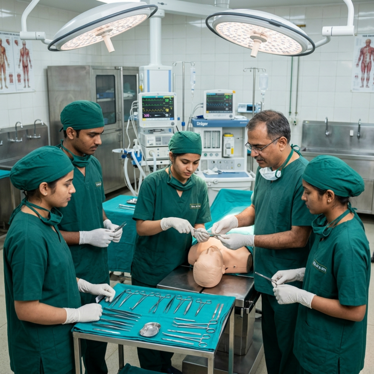 Diploma in Anaesthesia and  Operation Theatre Technology (AT & OTT)